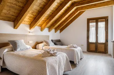 Cama o camas de una habitación en Casa Marosa