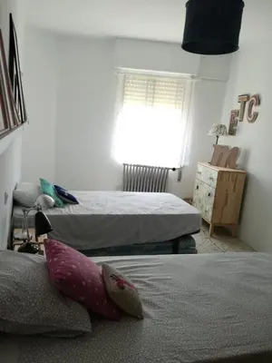 Cama o camas de una habitación en Casa Oroela