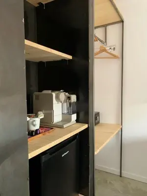 Una cocina o zona de cocina en Hotel EN