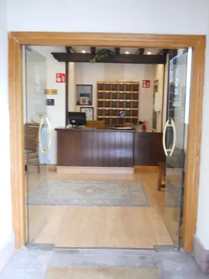 El vestíbulo o zona de recepción de Hotel Elizondo
