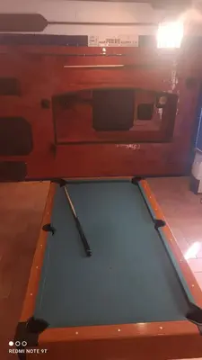 Mesa de billar en L'Antic Forn de Paüls
