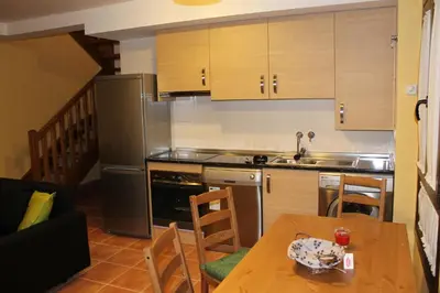 Una cocina o zona de cocina en Casa Rural Cancias