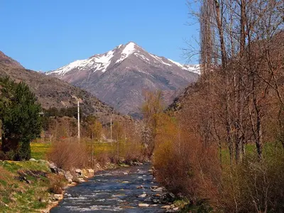 Paisaje cerca de este camping resort
