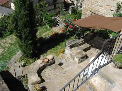 Jardín al aire libre en Casa Blas