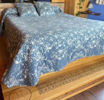 Cama o camas de una habitación en Hotel rural reina Berta