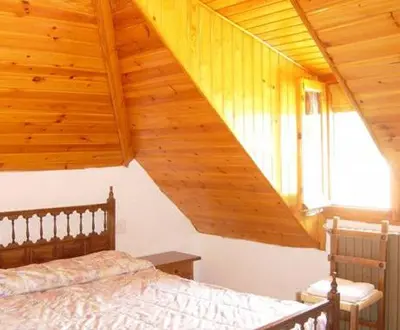 Cama o camas de una habitación en Pensión Pallaruelo