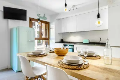 Una cocina o zona de cocina en Casa Lobo Panticosa