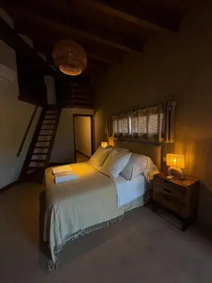 Cama o camas de una habitación en Hotel Hort De Fortunyo