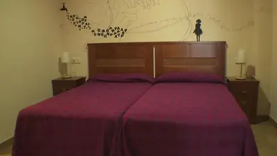 Cama o camas de una habitación en Anticforn