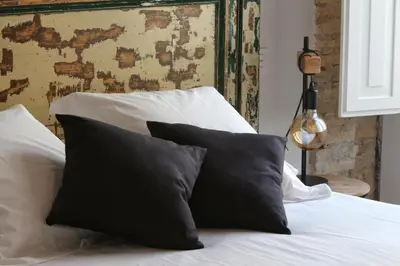 Cama o camas de una habitación en Apartamentos Almada