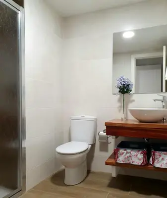 Un baño de Amanece Monegrillo Apartamentos
