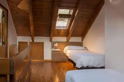 Cama o camas de una habitación en SNÖ Vall de Boí