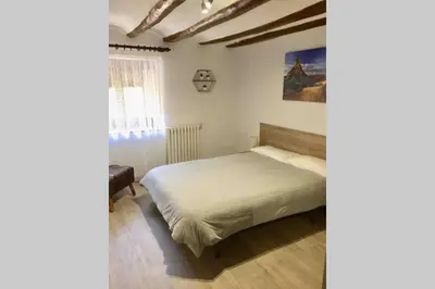 Cama o camas de una habitación en Buenavista Olite