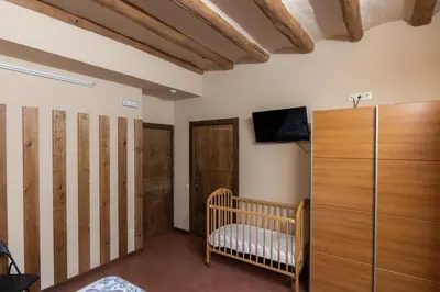 Cama o camas de una habitación en La Casa Azul