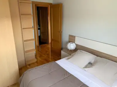 Cama o camas de una habitación en Apto Alma Parking y Piscina GRATIS