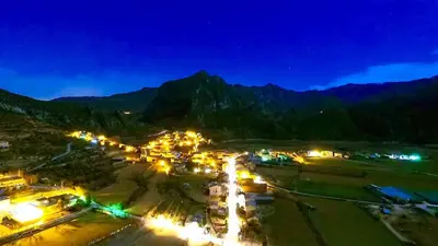 Paisaje cerca of this country house