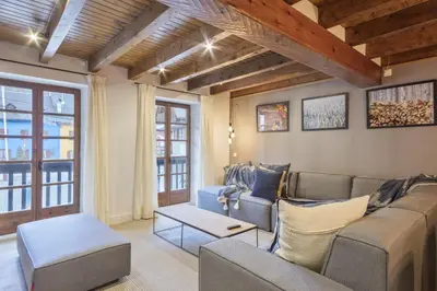 Zona de estar de Luderna - Casa Pleta de Arties Pruedo