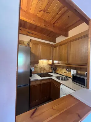 Una cocina o zona de cocina en Duplex 80 m2 con vistas a la montaña