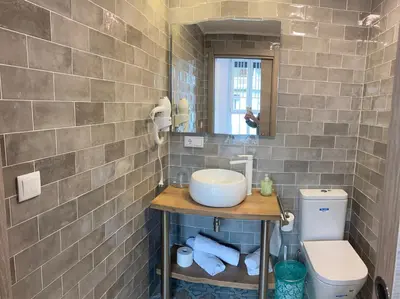 Un baño de Aloha Hostel