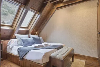 Cama o camas de una habitación en Luderna - Dúplex Nòdes II