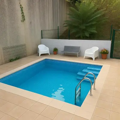 Piscina en o cerca de Casa rural en plena naturaleza Lic UVTR1524