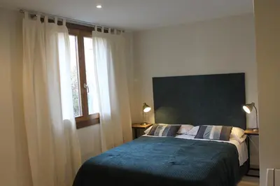 Cama o camas de una habitación en Hostal Casa Rosita