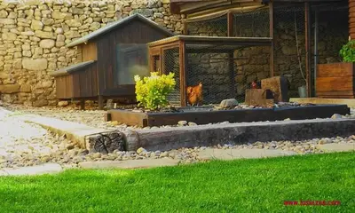 Jardín al aire libre en Casa Rural Las Lezas