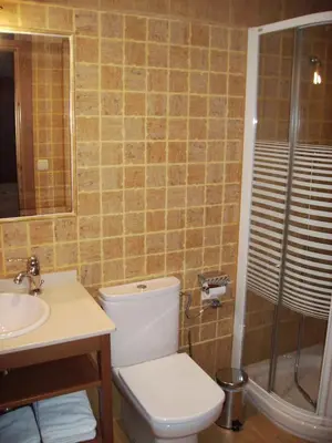 Un baño de Apartamentos Cañones de Guara y Formiga