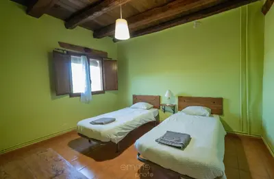 Cama o camas de una habitación en Mas de Salvador