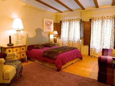 Cama o camas de una habitación en Casa Miñón