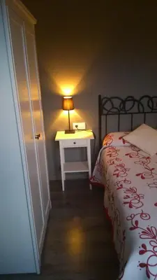 Cama o camas de una habitación en Apartamentos San Gregorio