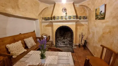 Zona de estar de Casa rural Casaplana, hasta 23pax, con piscina, Zona Prepirineo aragonés