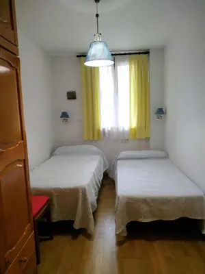 Cama o camas de una habitación en Coma de Alba Benasque