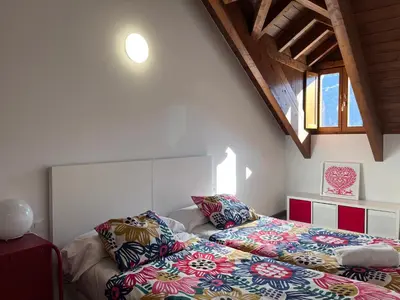 Cama o camas de una habitación en BPIRINEOS-Cregüeña