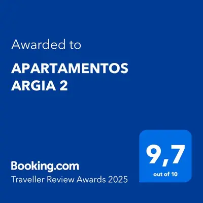 Certificado, premio, señal o documento que está expuesto en APARTAMENTOS ARGIA 2