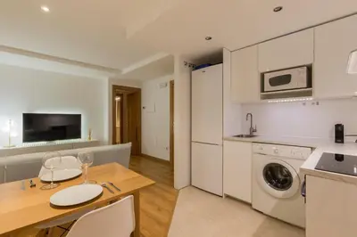 Una cocina o zona de cocina en Apartamento Bardenas en el centro de Tudela