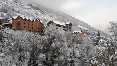 Pension Malida en invierno