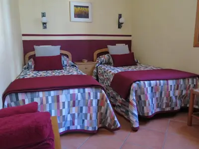 Cama o camas de una habitación en Apartaments La Bonaigua