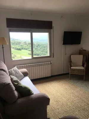 Una televisión o centro de entretenimiento en Apartaments La Pertusa 2o