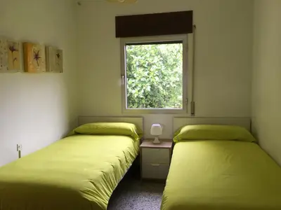 Cama o camas de una habitación en Apartaments La Pertusa 2o