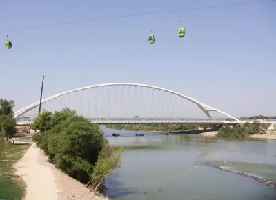 Vista de un río cerca de este apartamento
