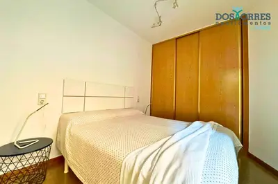 Cama o camas de una habitación en Apartamentos Dos Torres Gandalf - Excelente ubicación centrica con garaje incluido