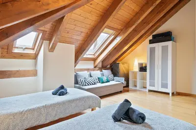 Cama o camas de una habitación en Apartament Dúplex amb encant a l'alta muntanya - Saraís