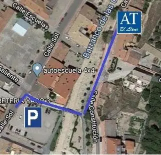 Plano de El Llano 2 ideal para descansar
