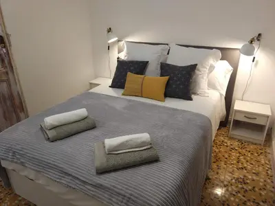 Cama o camas de una habitación en Casa Mineta