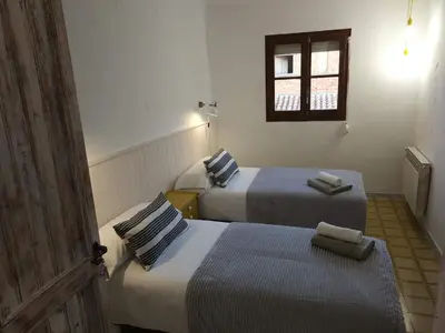 Cama o camas de una habitación en Casa Mineta