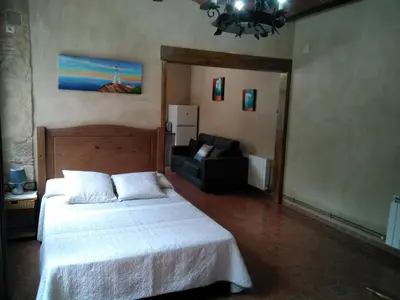 Cama o camas de una habitación en Estudio El Tosca