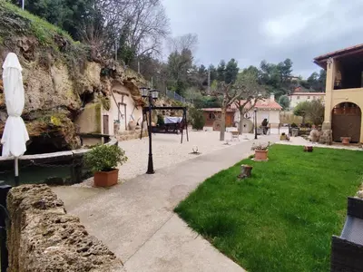 Jardín al aire libre en Estudio El Tosca
