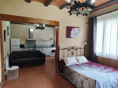 Cama o camas de una habitación en Estudio El Tosca