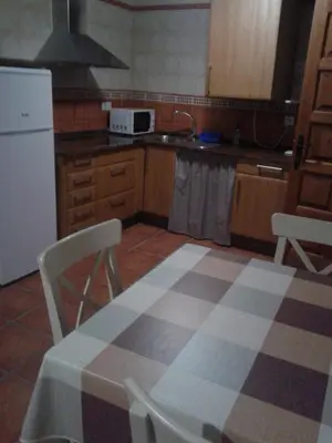 Una cocina o zona de cocina en Apartamentos Turísticos Las Saladas